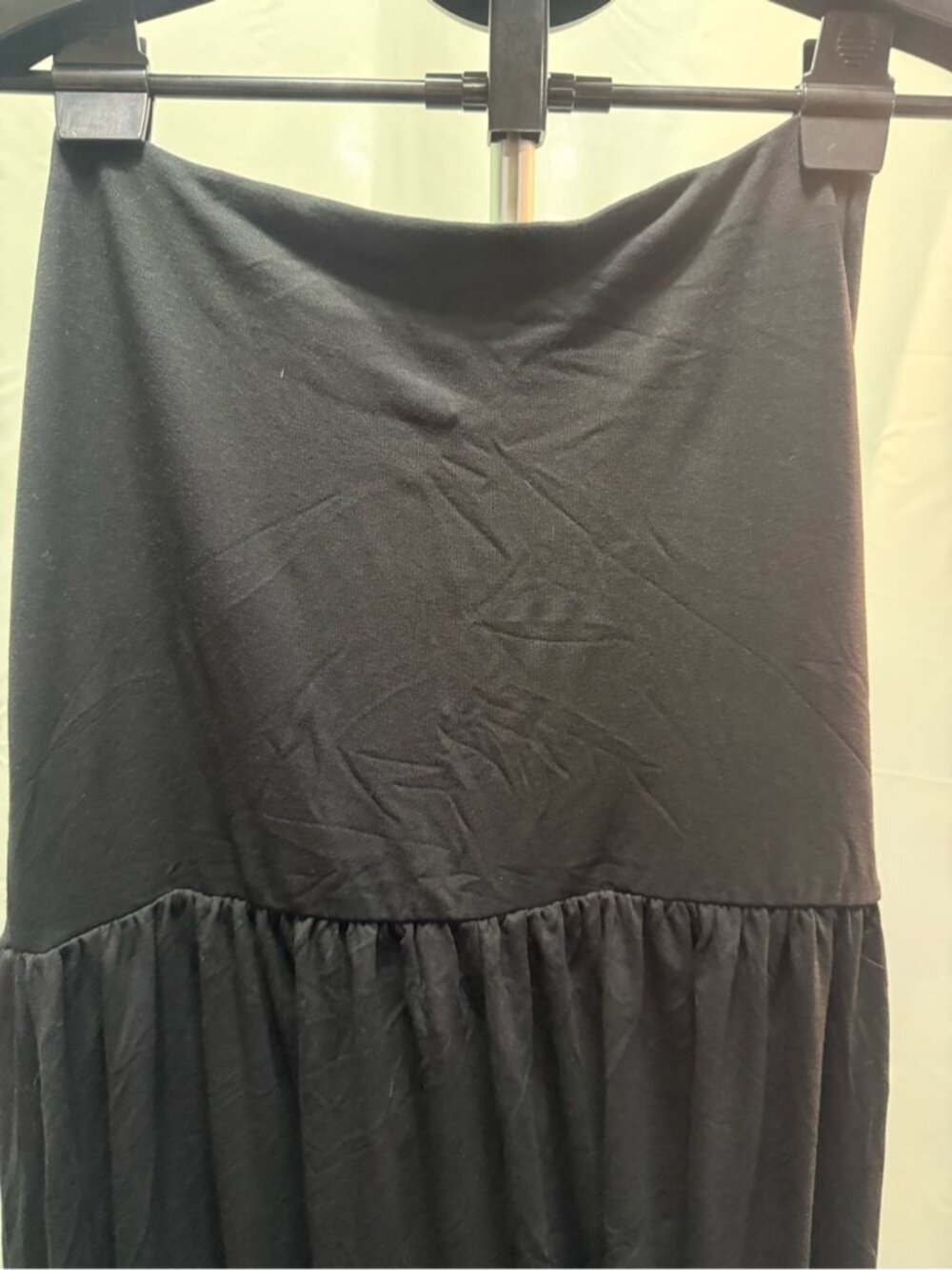 NWT Classic Strapless Black Maxi Dress - Picture 2 of 4